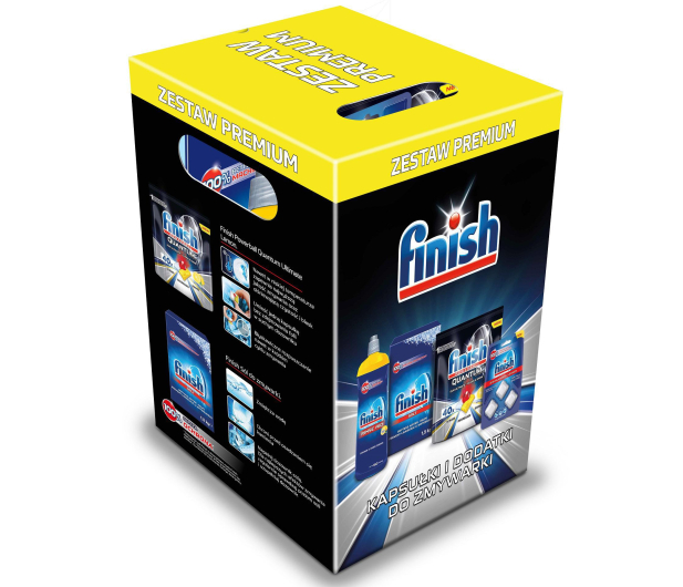 Finish Zestaw Tabletki do zmywarki Quantum Ultimate 40 szt. + Nably - 1459377 - zdjęcie 2